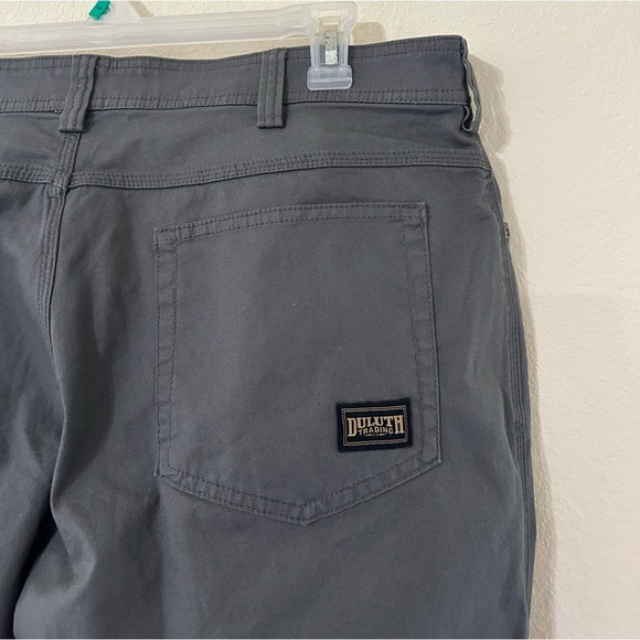 NWT Men's DuluthFlex Fire Hose Standard Fit 5-Pocket Pants Gray Size 40x30 Work - Picture 5 of 10